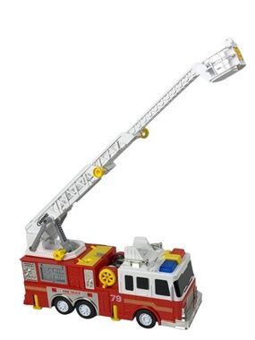 Fire Rescue VROOMIX Truck with Extendable Ladder and Sounds Interactive Truck
